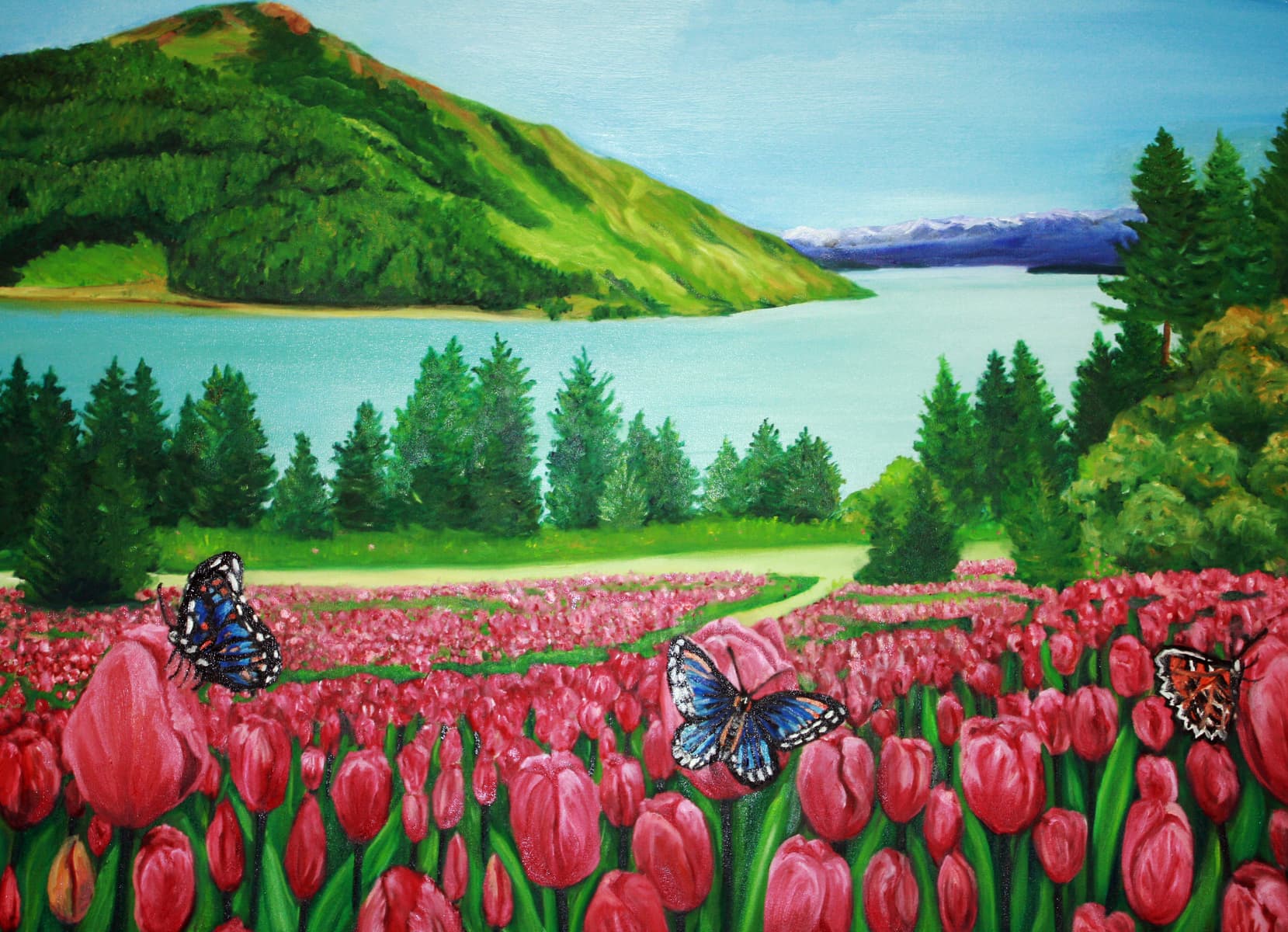 Custom Landscape Painting by Hope Flynn