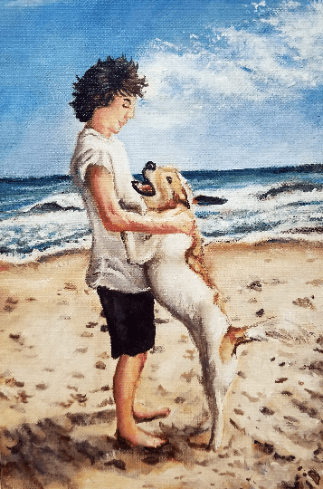 Lucas (Custom Painting) by Hope Flynn