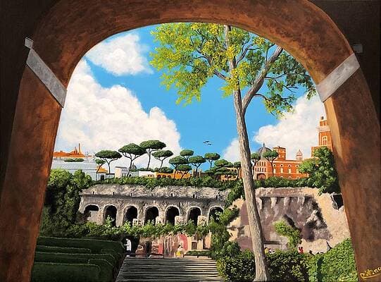 Roma Through The Arch by Ritina Ansurkar