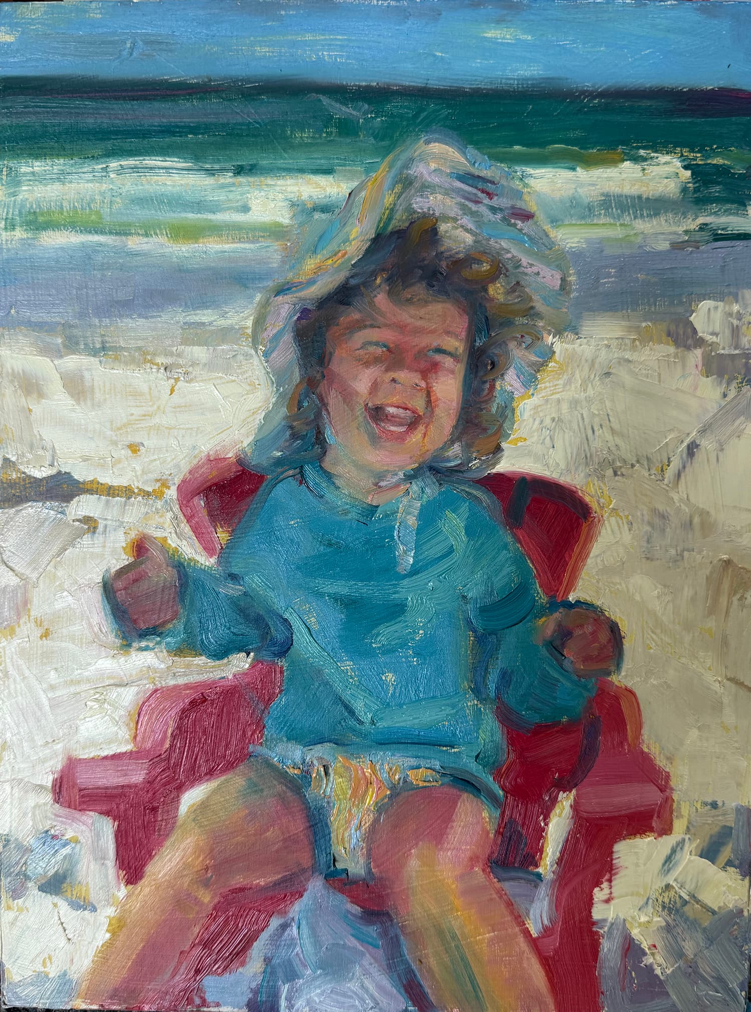 Child on Beach by Jess Peoples